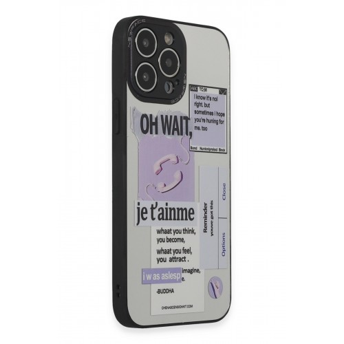 Newface iPhone 14 Pro Max Kılıf Mirror Desenli Kapak - Mirror - 4 Newface iPhone 14 Pro Max Kılıf Mirror Desenli Kapak - Mirror - 4
