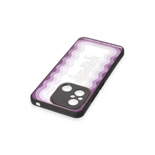Newface Xiaomi Redmi 12C Kılıf Mirror Desenli Kapak - Mirror - 5 Newface Xiaomi Redmi 12C Kılıf Mirror Desenli Kapak - Mirror - 5