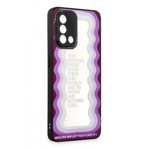 Newface Oppo A74 4G Kılıf Mirror Desenli Kapak - Mirror - 5 Newface Oppo A74 4G Kılıf Mirror Desenli Kapak - Mirror - 5