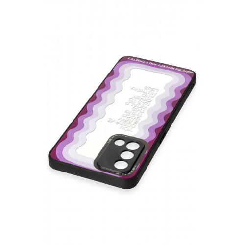Newface Oppo A74 4G Kılıf Mirror Desenli Kapak - Mirror - 5 Newface Oppo A74 4G Kılıf Mirror Desenli Kapak - Mirror - 5