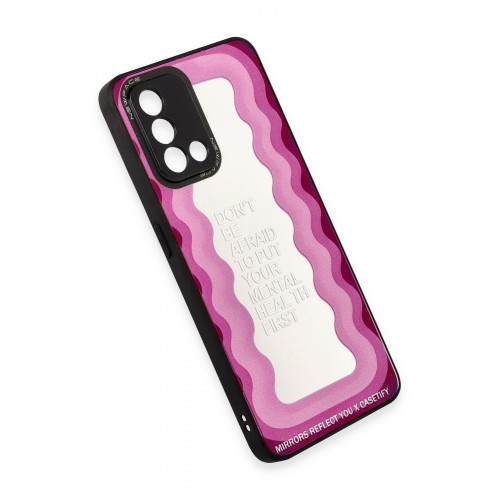 Newface Oppo A74 4G Kılıf Mirror Desenli Kapak - Mirror - 11 Newface Oppo A74 4G Kılıf Mirror Desenli Kapak - Mirror - 11