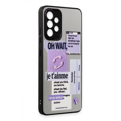 Newface Samsung Galaxy A52 Kılıf Mirror Desenli Kapak - Mirror - 4 Newface Samsung Galaxy A52 Kılıf Mirror Desenli Kapak - Mirror - 4