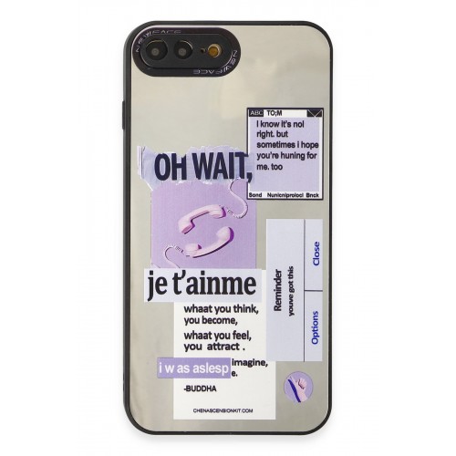 Newface iPhone 7 Plus Kılıf Mirror Desenli Kapak - Mirror - 4 Newface iPhone 7 Plus Kılıf Mirror Desenli Kapak - Mirror - 4