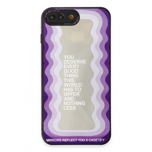 Newface iPhone 8 Plus Kılıf Mirror Desenli Kapak - Mirror - 5 Newface iPhone 8 Plus Kılıf Mirror Desenli Kapak - Mirror - 5
