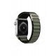 Newface Apple Watch 38mm Mountain Kordon - Siyah-Yeşil Newface Apple Watch 38mm Mountain Kordon - Siyah-Yeşil