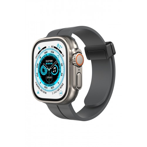 Newface Apple Watch 42mm KR412 Elegance Stylısh Kordon - Füme Newface Apple Watch 42mm KR412 Elegance Stylısh Kordon - Füme
