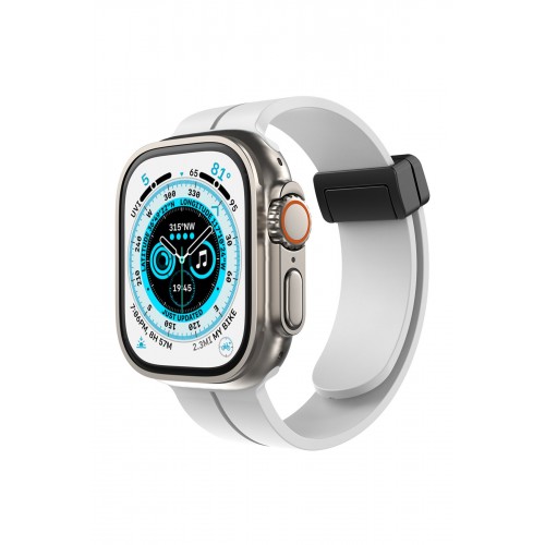 Newface Apple Watch 42mm KR412 Elegance Stylısh Kordon - Beyaz Newface Apple Watch 42mm KR412 Elegance Stylısh Kordon - Beyaz