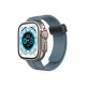 Newface Apple Watch Ultra 49mm KR412 Elegance Stylısh Kordon - Mavi Newface Apple Watch Ultra 49mm KR412 Elegance Stylısh Kordon - Mavi