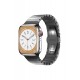 Newface Apple Watch 38mm KR413 Fine Steel Kordon - Füme Newface Apple Watch 38mm KR413 Fine Steel Kordon - Füme