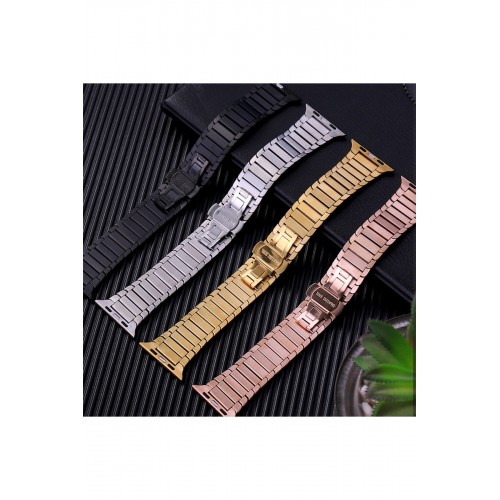 Newface Apple Watch 40mm KR413 Fine Steel Kordon - Yıldız Işığı Newface Apple Watch 40mm KR413 Fine Steel Kordon - Yıldız Işığı