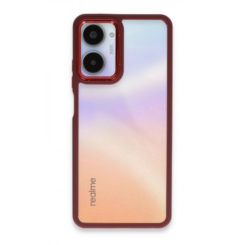 Newface Realme 10 Pro 5G Kılıf Dora Kapak - Kırmızı Newface Realme 10 Pro 5G Kılıf Dora Kapak - Kırmızı
