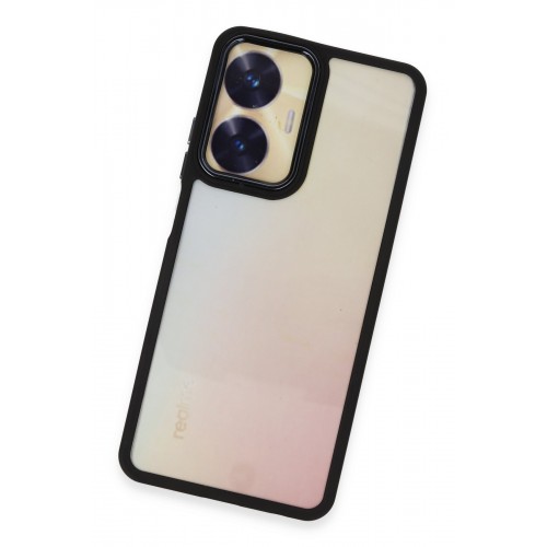 Newface Realme C55 Kılıf Dora Kapak - Siyah Newface Realme C55 Kılıf Dora Kapak - Siyah