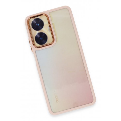 Newface Realme C55 Kılıf Dora Kapak - Pudra Newface Realme C55 Kılıf Dora Kapak - Pudra