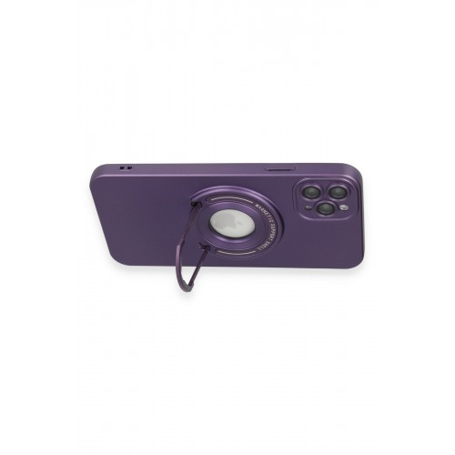 Newface iPhone 12 Pro Kılıf Lukka Magneticsafe Kapak - Derin Mor Newface iPhone 12 Pro Kılıf Lukka Magneticsafe Kapak - Derin Mor
