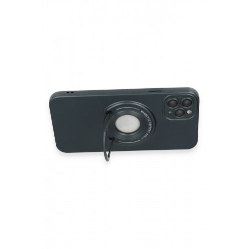 Newface iPhone 12 Pro Kılıf Lukka Magneticsafe Kapak - Koyu Yeşil Newface iPhone 12 Pro Kılıf Lukka Magneticsafe Kapak - Koyu Yeşil