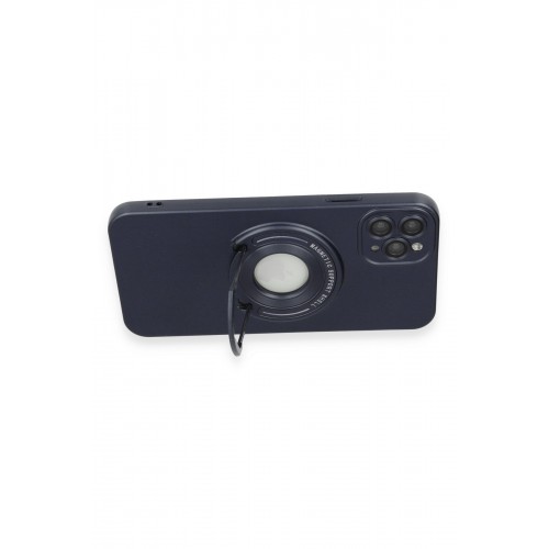 Newface iPhone 12 Pro Max Kılıf Lukka Magneticsafe Kapak - Lacivert Newface iPhone 12 Pro Max Kılıf Lukka Magneticsafe Kapak - Lacivert