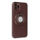 Newface iPhone 12 Pro Max Kılıf Lukka Magneticsafe Kapak - Kahverengi Newface iPhone 12 Pro Max Kılıf Lukka Magneticsafe Kapak - Kahverengi
