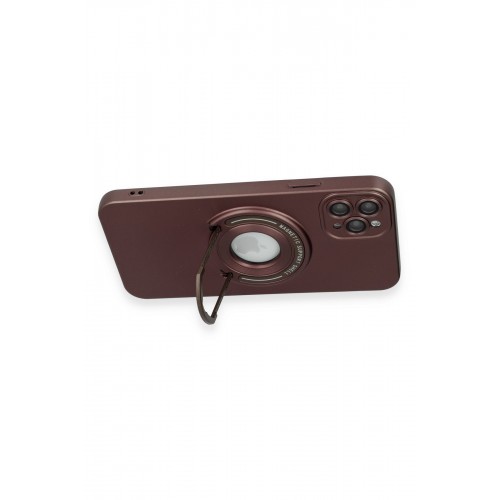 Newface iPhone 12 Pro Max Kılıf Lukka Magneticsafe Kapak - Kahverengi Newface iPhone 12 Pro Max Kılıf Lukka Magneticsafe Kapak - Kahverengi