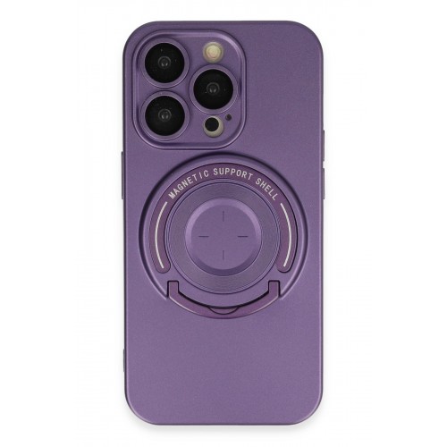 Newface iPhone 13 Pro Kılıf Lukka Magneticsafe Kapak - Derin Mor Newface iPhone 13 Pro Kılıf Lukka Magneticsafe Kapak - Derin Mor