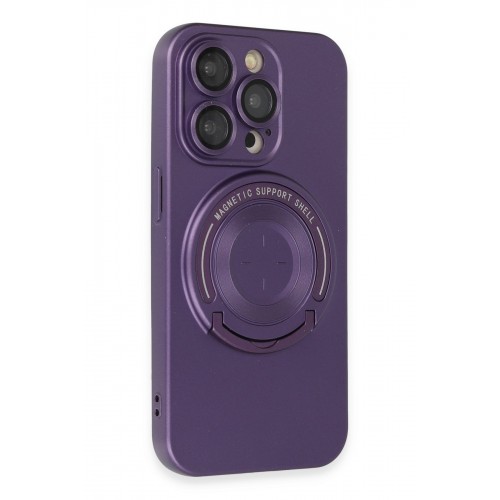 Newface iPhone 13 Pro Kılıf Lukka Magneticsafe Kapak - Derin Mor Newface iPhone 13 Pro Kılıf Lukka Magneticsafe Kapak - Derin Mor