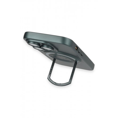 Newface iPhone 13 Pro Kılıf Lukka Magneticsafe Kapak - Koyu Yeşil Newface iPhone 13 Pro Kılıf Lukka Magneticsafe Kapak - Koyu Yeşil