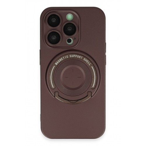 Newface iPhone 13 Pro Kılıf Lukka Magneticsafe Kapak - Kahverengi Newface iPhone 13 Pro Kılıf Lukka Magneticsafe Kapak - Kahverengi