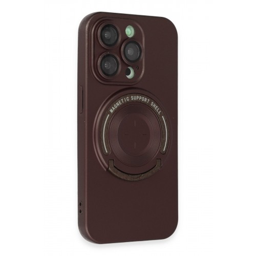Newface iPhone 13 Pro Kılıf Lukka Magneticsafe Kapak - Kahverengi Newface iPhone 13 Pro Kılıf Lukka Magneticsafe Kapak - Kahverengi