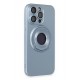 Newface iPhone 13 Pro Max Kılıf Lukka Magneticsafe Kapak - Sierra Blue Newface iPhone 13 Pro Max Kılıf Lukka Magneticsafe Kapak - Sierra Blue