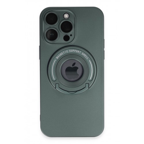 Newface iPhone 13 Pro Max Kılıf Lukka Magneticsafe Kapak - Koyu Yeşil Newface iPhone 13 Pro Max Kılıf Lukka Magneticsafe Kapak - Koyu Yeşil