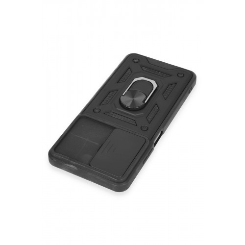 Newface Realme C55 Kılıf Pars Lens Yüzüklü Silikon - Siyah Newface Realme C55 Kılıf Pars Lens Yüzüklü Silikon - Siyah