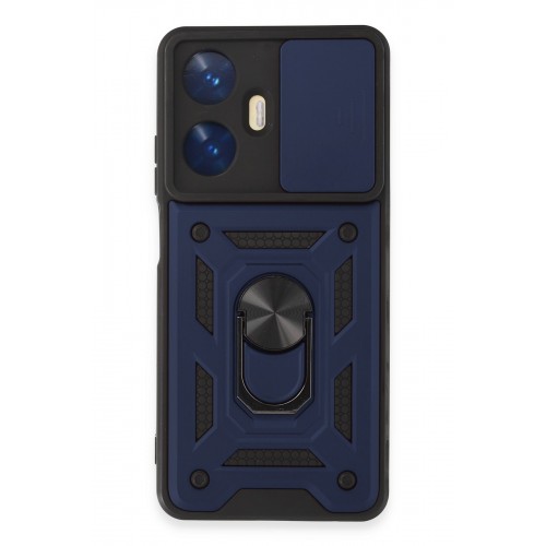 Newface Realme C55 Kılıf Pars Lens Yüzüklü Silikon - Lacivert Newface Realme C55 Kılıf Pars Lens Yüzüklü Silikon - Lacivert