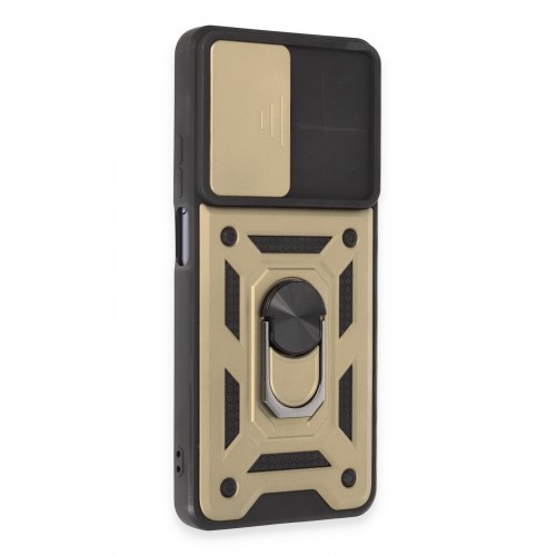Newface Realme C55 Kılıf Pars Lens Yüzüklü Silikon - Gold Newface Realme C55 Kılıf Pars Lens Yüzüklü Silikon - Gold