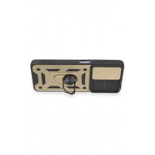 Newface Realme C55 Kılıf Pars Lens Yüzüklü Silikon - Gold Newface Realme C55 Kılıf Pars Lens Yüzüklü Silikon - Gold