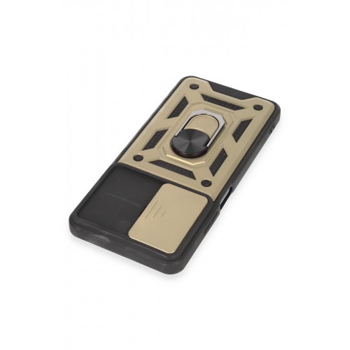 Newface Realme C55 Kılıf Pars Lens Yüzüklü Silikon - Gold Newface Realme C55 Kılıf Pars Lens Yüzüklü Silikon - Gold