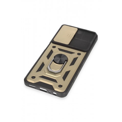 Newface Realme C55 Kılıf Pars Lens Yüzüklü Silikon - Gold Newface Realme C55 Kılıf Pars Lens Yüzüklü Silikon - Gold