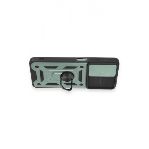 Newface Realme C55 Kılıf Pars Lens Yüzüklü Silikon - Yeşil Newface Realme C55 Kılıf Pars Lens Yüzüklü Silikon - Yeşil