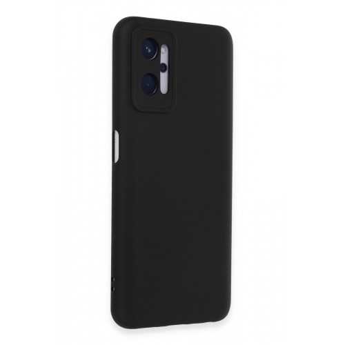 Newface Realme 9i 4G Kılıf Nano içi Kadife Silikon - Siyah Newface Realme 9i 4G Kılıf Nano içi Kadife Silikon - Siyah