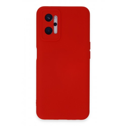 Newface Realme 9i 4G Kılıf Nano içi Kadife Silikon - Kırmızı Newface Realme 9i 4G Kılıf Nano içi Kadife Silikon - Kırmızı