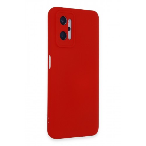 Newface Realme 9i 4G Kılıf Nano içi Kadife Silikon - Kırmızı Newface Realme 9i 4G Kılıf Nano içi Kadife Silikon - Kırmızı