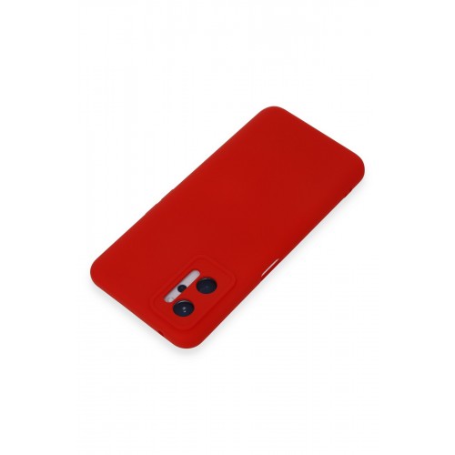 Newface Realme 9i 4G Kılıf Nano içi Kadife Silikon - Kırmızı Newface Realme 9i 4G Kılıf Nano içi Kadife Silikon - Kırmızı