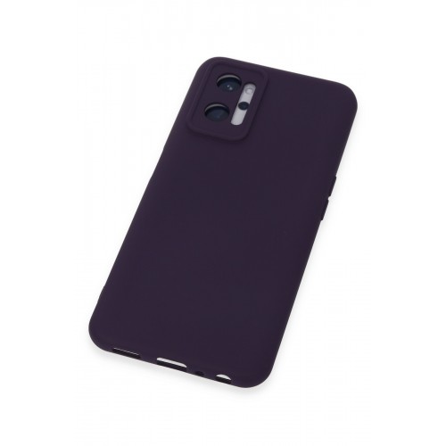 Newface Realme 9i 4G Kılıf Nano içi Kadife Silikon - Mor Newface Realme 9i 4G Kılıf Nano içi Kadife Silikon - Mor