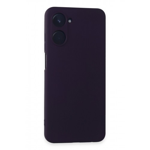 Newface Realme 10 4G Kılıf Nano içi Kadife Silikon - Mor Newface Realme 10 4G Kılıf Nano içi Kadife Silikon - Mor