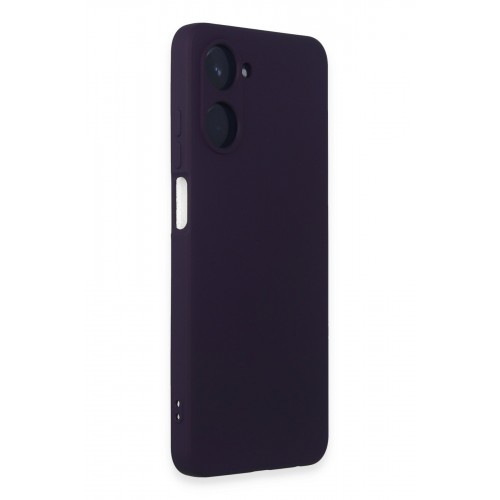Newface Realme 10 4G Kılıf Nano içi Kadife Silikon - Mor Newface Realme 10 4G Kılıf Nano içi Kadife Silikon - Mor