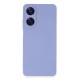 Newface Realme C55 Kılıf Nano içi Kadife Silikon - Lila Newface Realme C55 Kılıf Nano içi Kadife Silikon - Lila