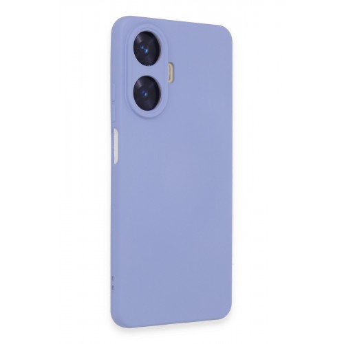 Newface Realme C55 Kılıf Nano içi Kadife Silikon - Lila Newface Realme C55 Kılıf Nano içi Kadife Silikon - Lila