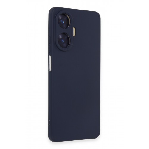 Newface Realme C55 Kılıf Nano içi Kadife Silikon - Mor Newface Realme C55 Kılıf Nano içi Kadife Silikon - Mor
