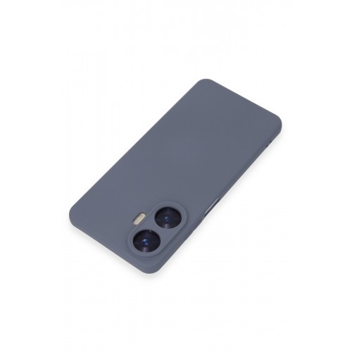 Newface Realme C55 Kılıf Nano içi Kadife Silikon - Gri Newface Realme C55 Kılıf Nano içi Kadife Silikon - Gri