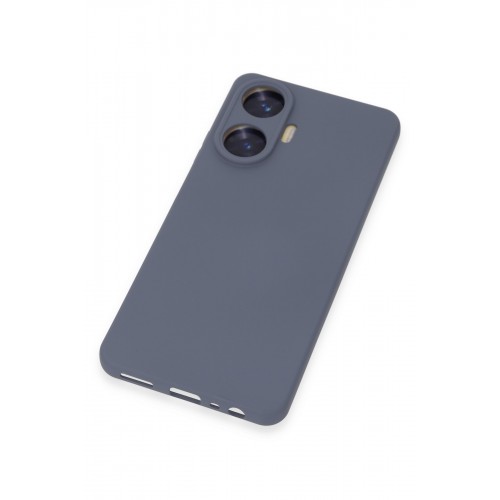 Newface Realme C55 Kılıf Nano içi Kadife Silikon - Gri Newface Realme C55 Kılıf Nano içi Kadife Silikon - Gri