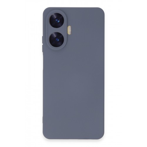 Newface Realme C55 Kılıf Nano içi Kadife Silikon - Gri Newface Realme C55 Kılıf Nano içi Kadife Silikon - Gri