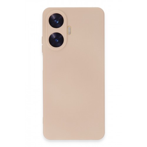 Newface Realme C55 Kılıf Nano içi Kadife Silikon - Pudra Newface Realme C55 Kılıf Nano içi Kadife Silikon - Pudra